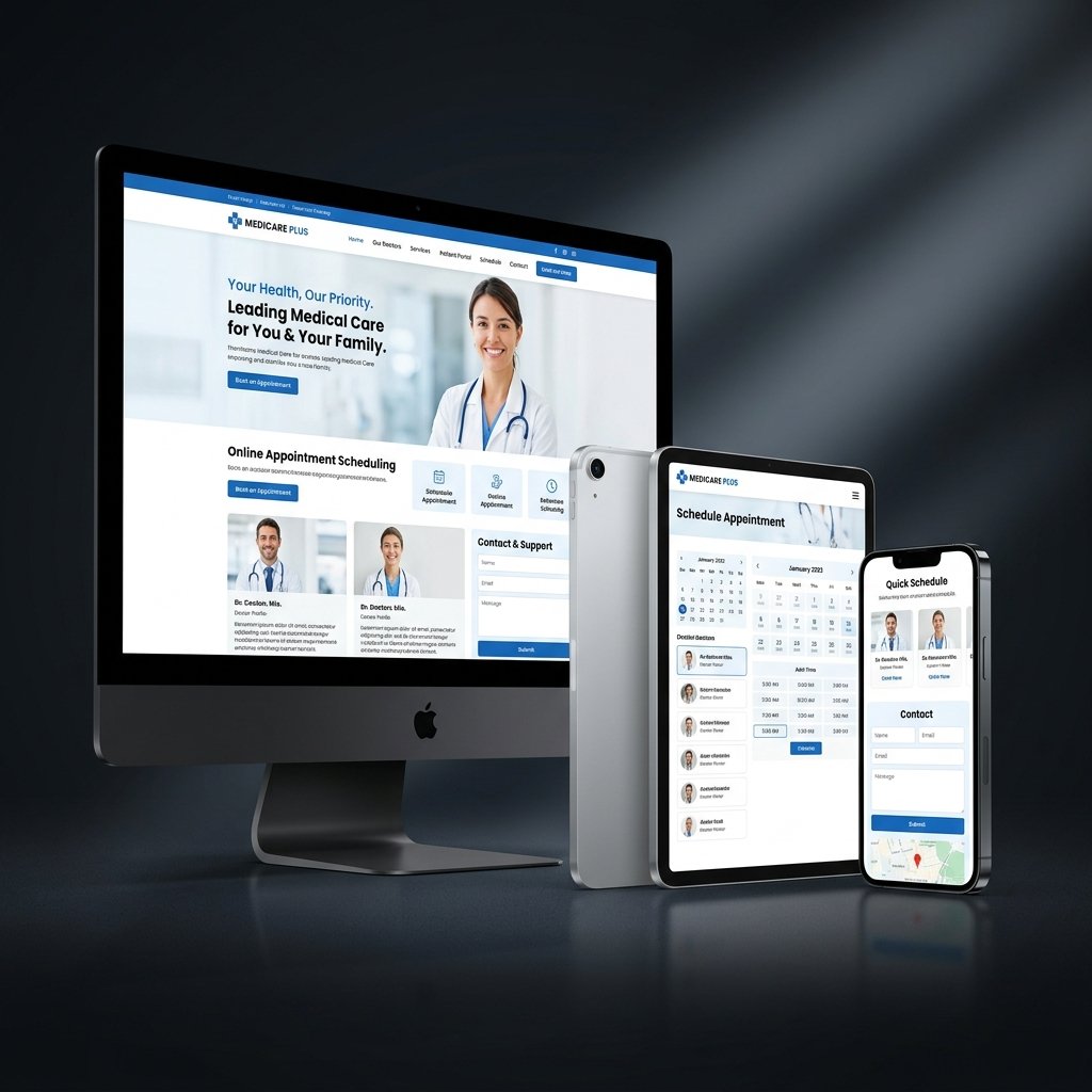 Ejemplo de página web profesional para profesionales médicos y legales - maudev